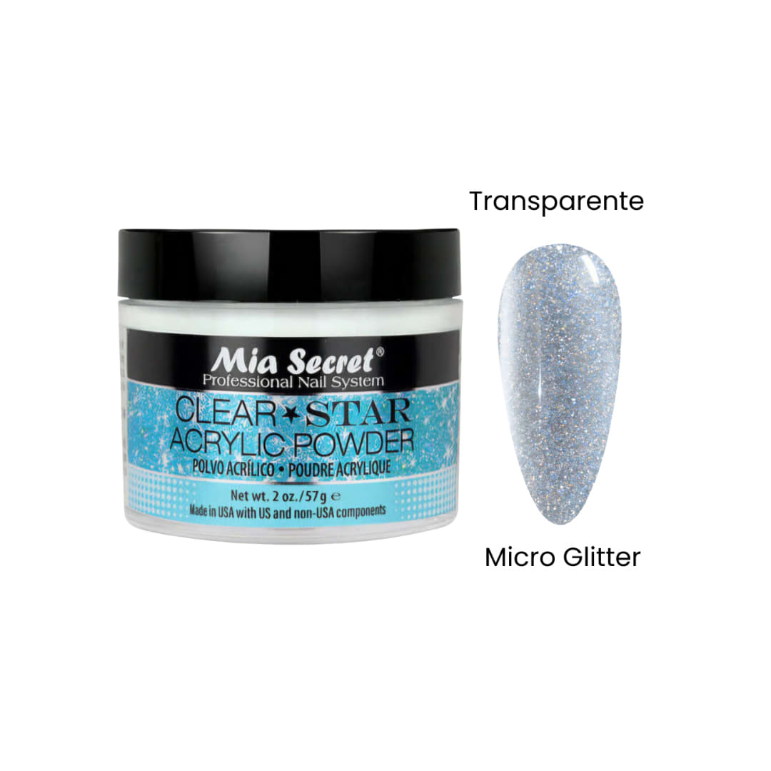 Acrilico Clear Star Mia Secret 57gr1