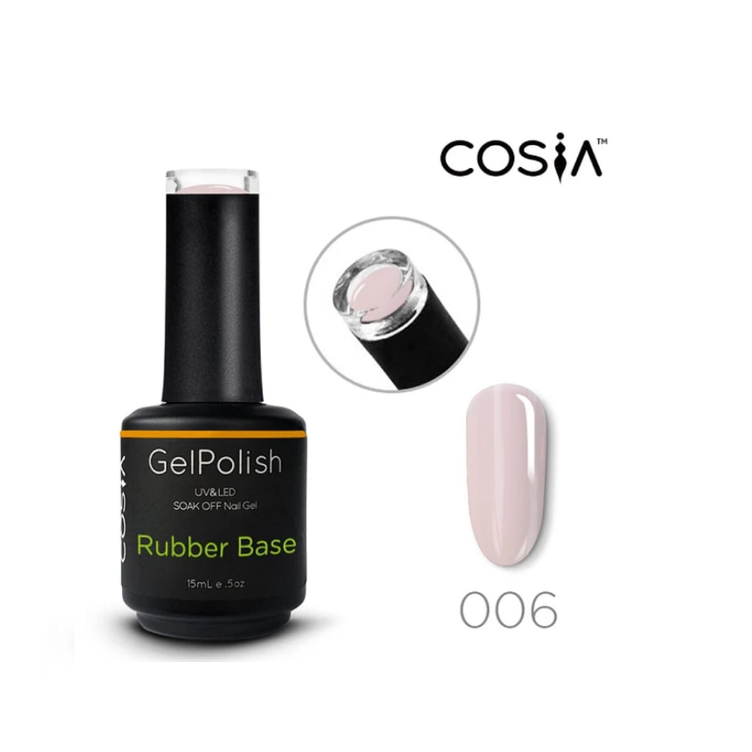 Rubber Base #006 Cosia 15ml Rosa Claro1