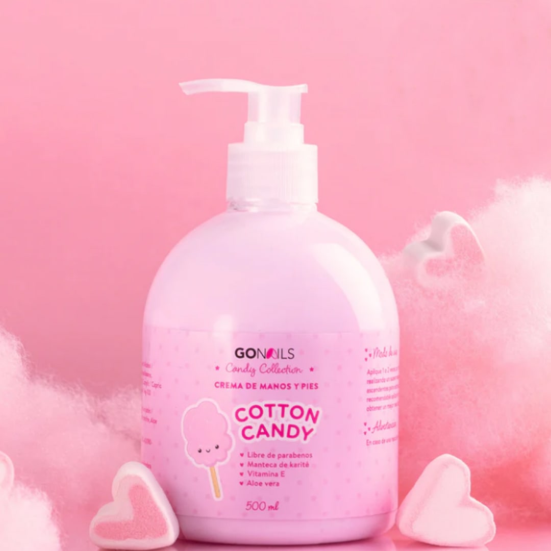 Crema De Manos Y Pies Cotton Candy Gonails 500ml1