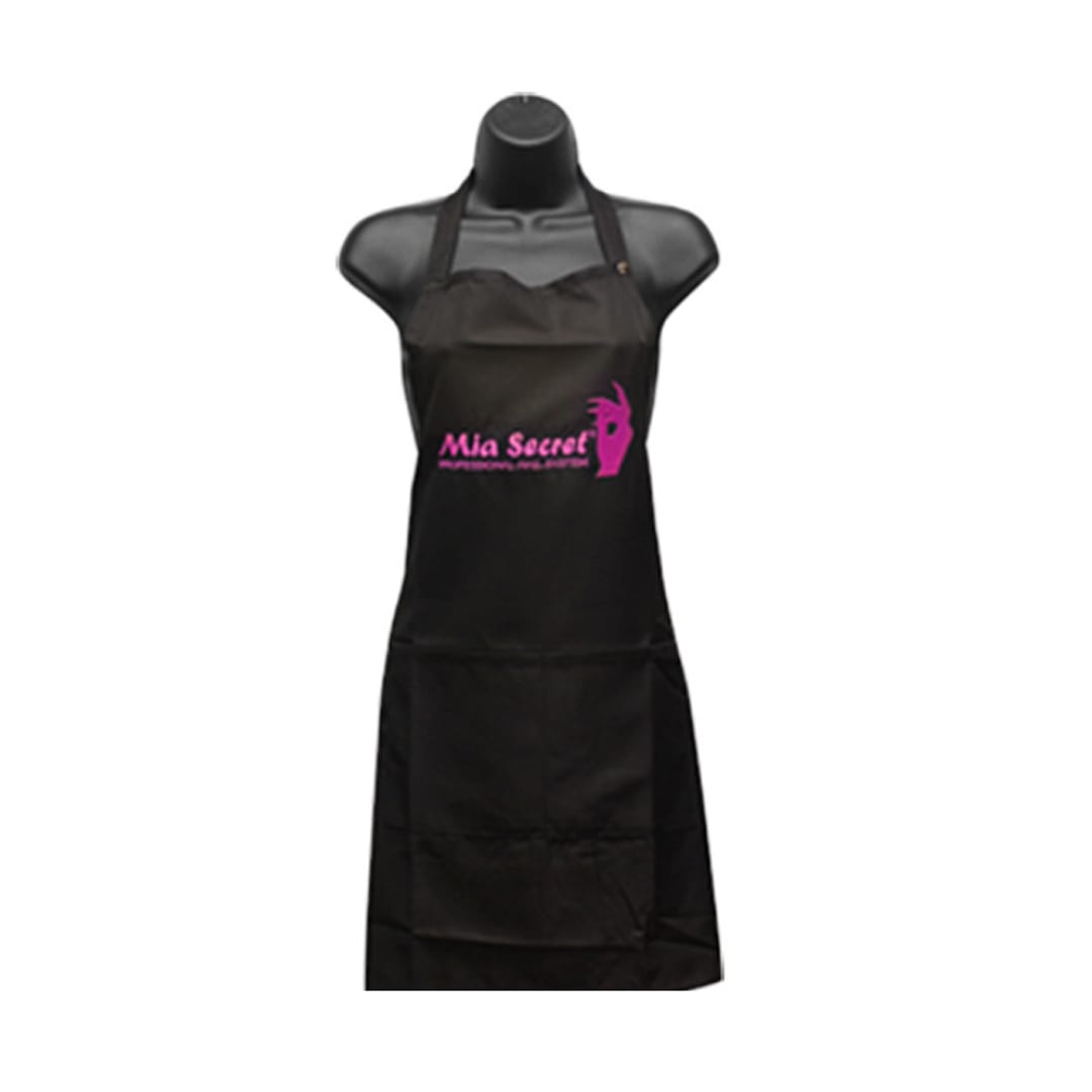 Delantal Negro Bordado Mia Secret1