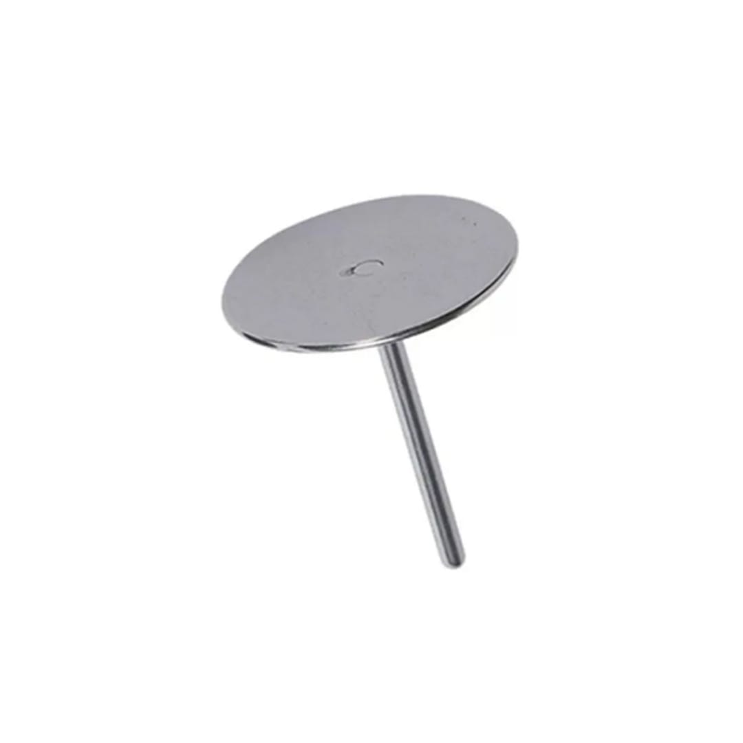 Fresa recta de pie placa metalica redonda 45mm1