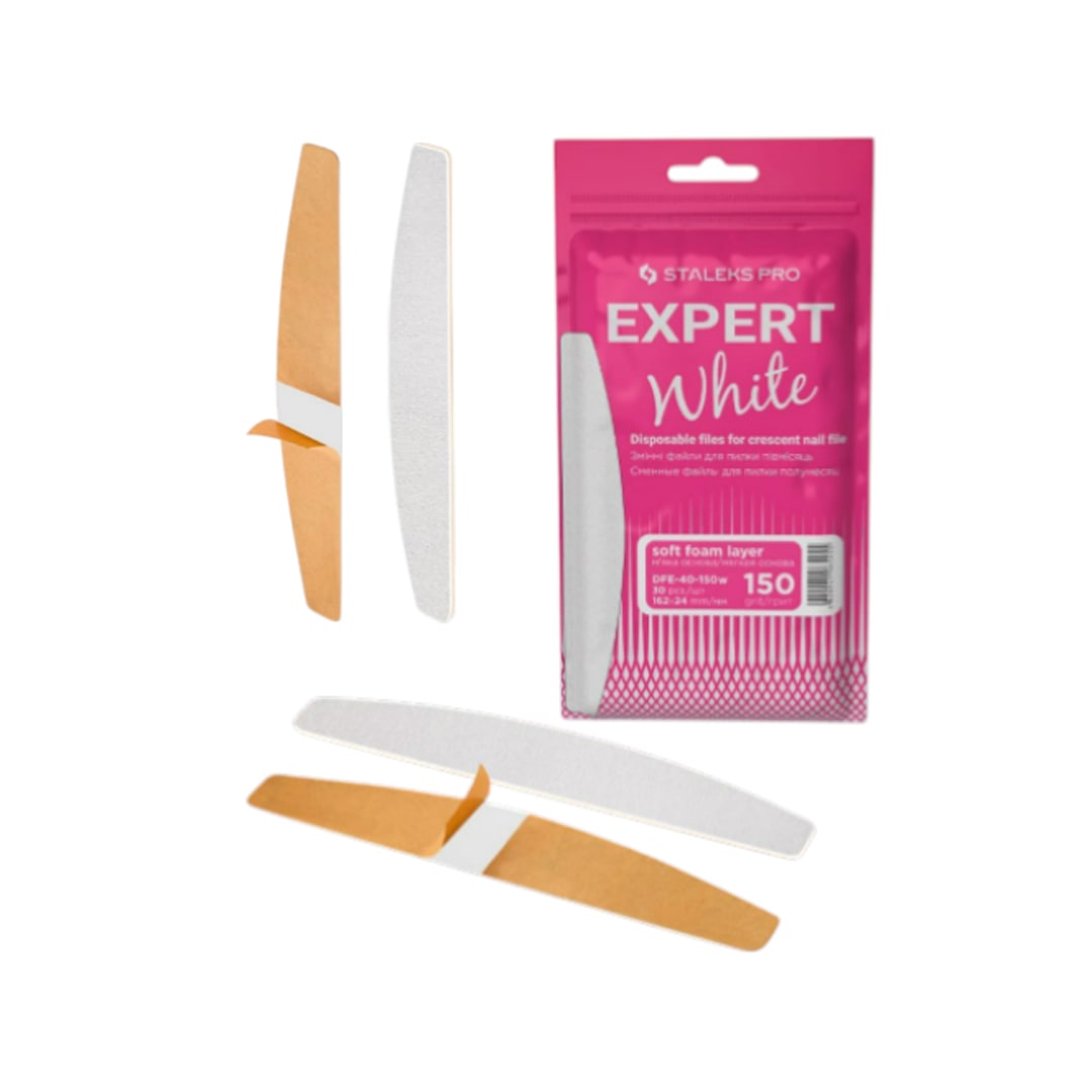 Lima Adhesiva Reemplazable Expert 40 Staleks Blanca #1501