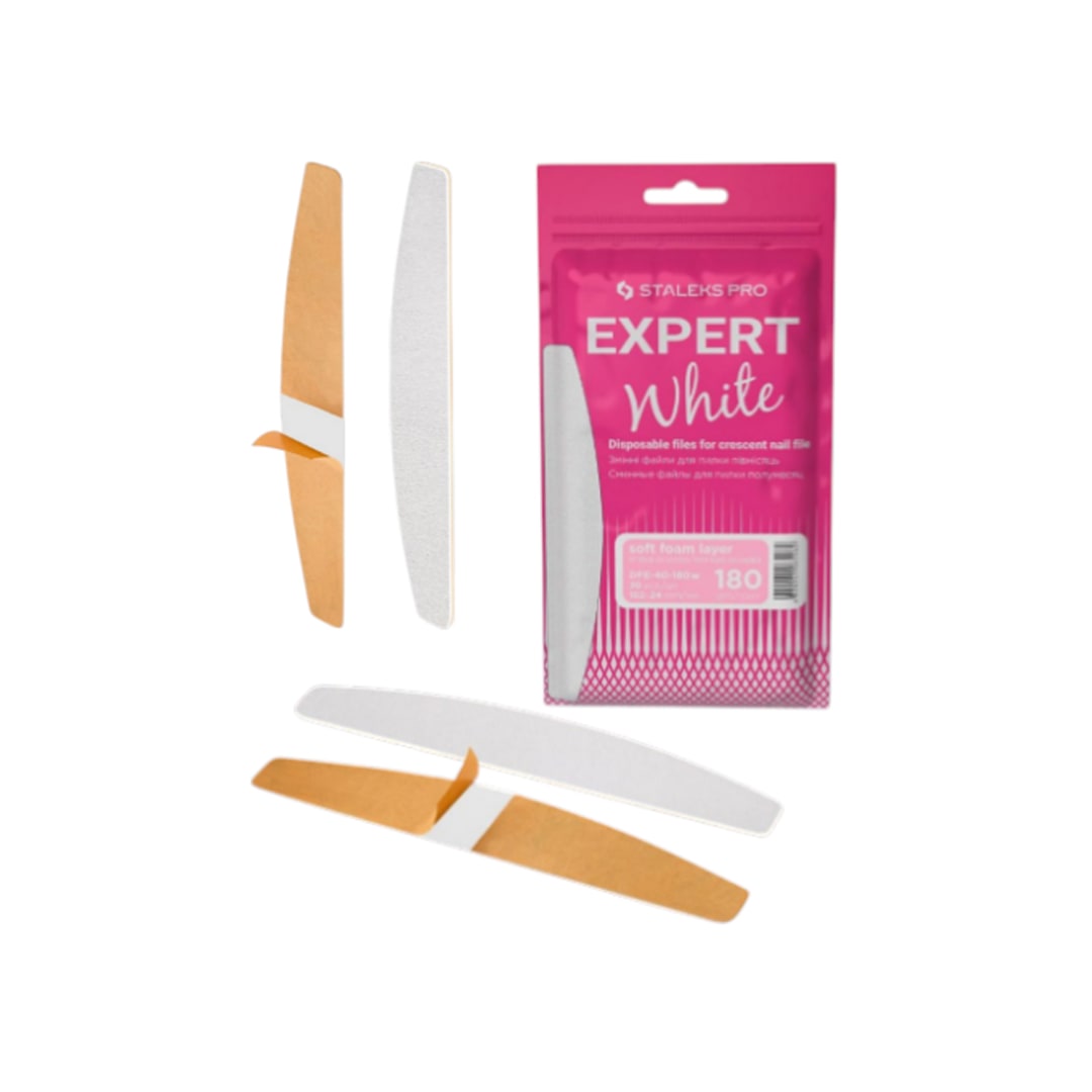 Lima Adhesiva Reemplazable Expert 40 Staleks Blanca #1801