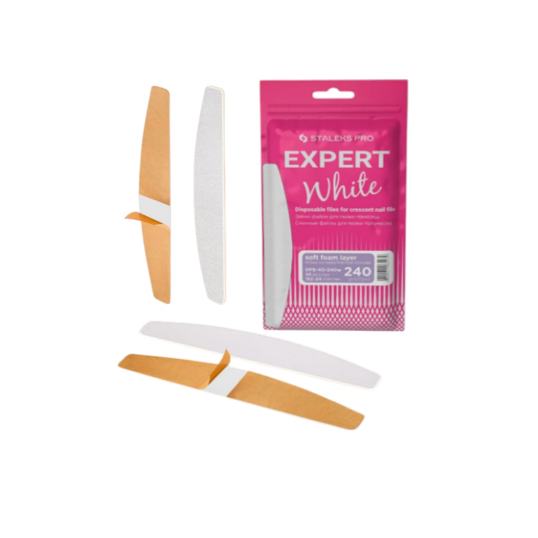 Lima Adhesiva Reemplazable Expert 40 Staleks Blanca #2401