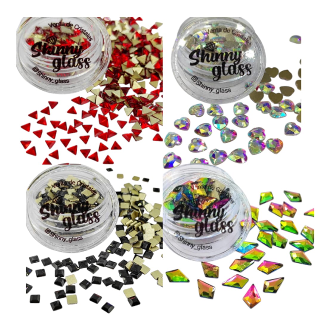 Cristal de formas 10 unid1