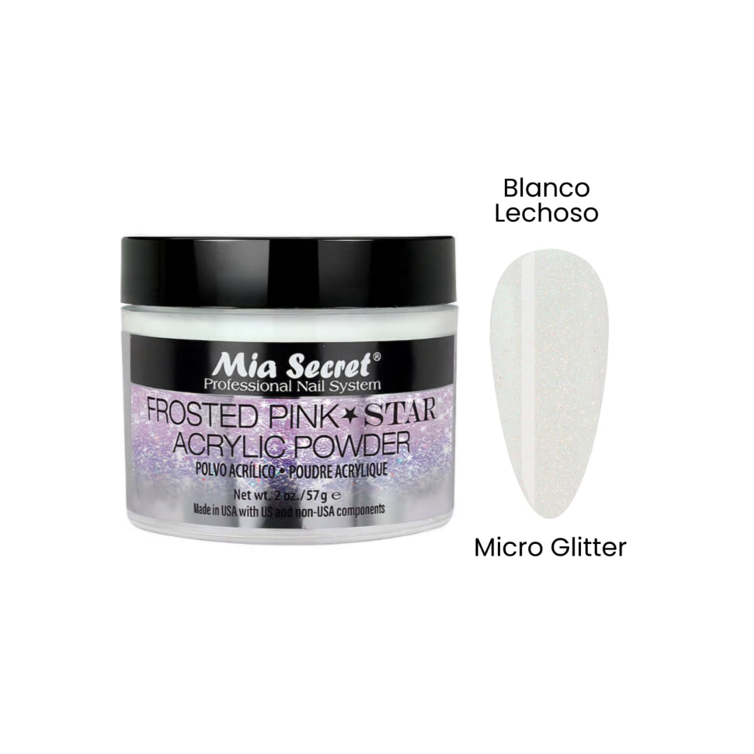 Acrilico Frosted Pink Star Mia Secret 59gr1