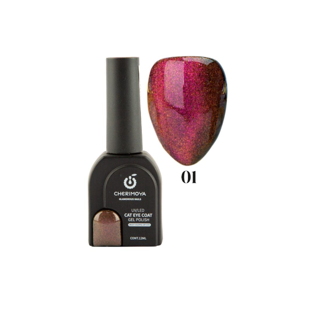 Esmalte Ojo de Gato Galaxy #001 Cherimoya 12ml1