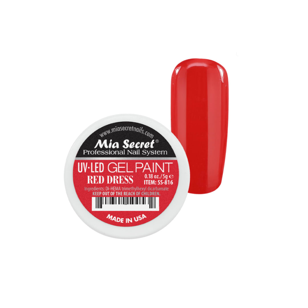 Gel Paint Red Dress Mia Secret 5gr1