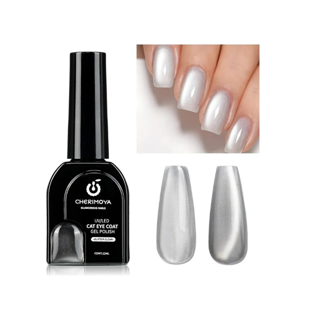 Esmalte Ojo de Gato Glitter #002 Cherimoya 12ml1