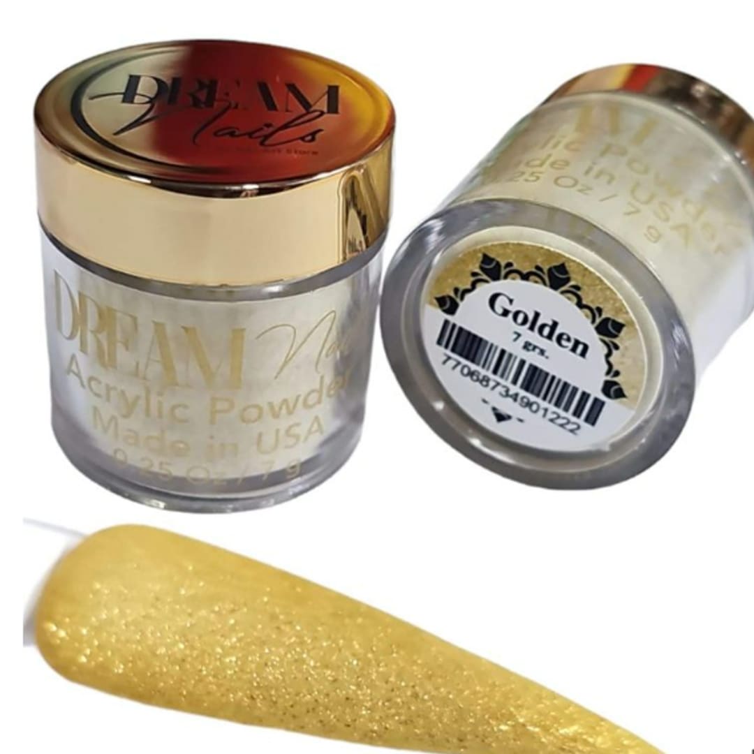 Acrilico de color Golden Dream Nail 7gr1