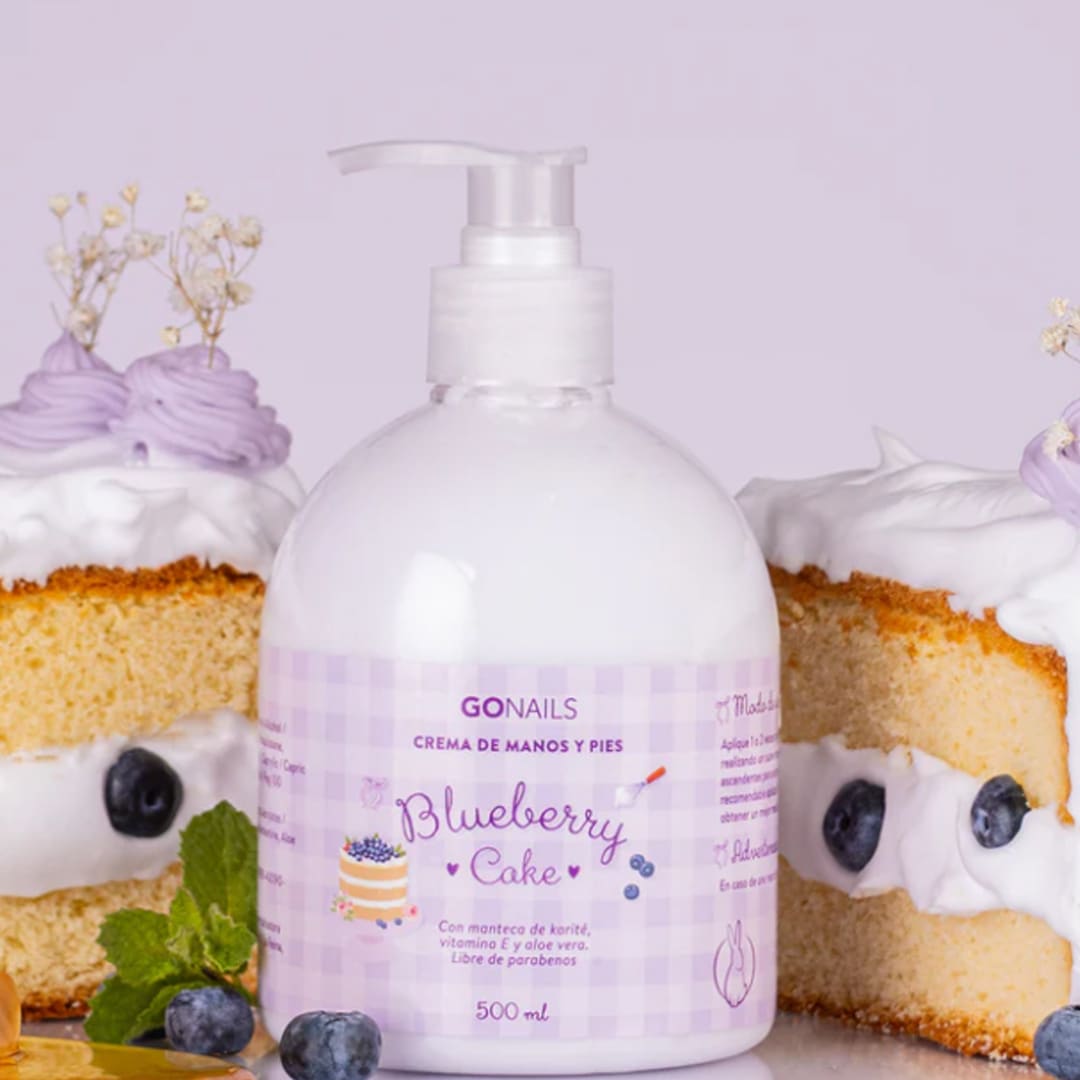 Crema De Manos Y Pies Blueberry Cake Gonails 500ml1