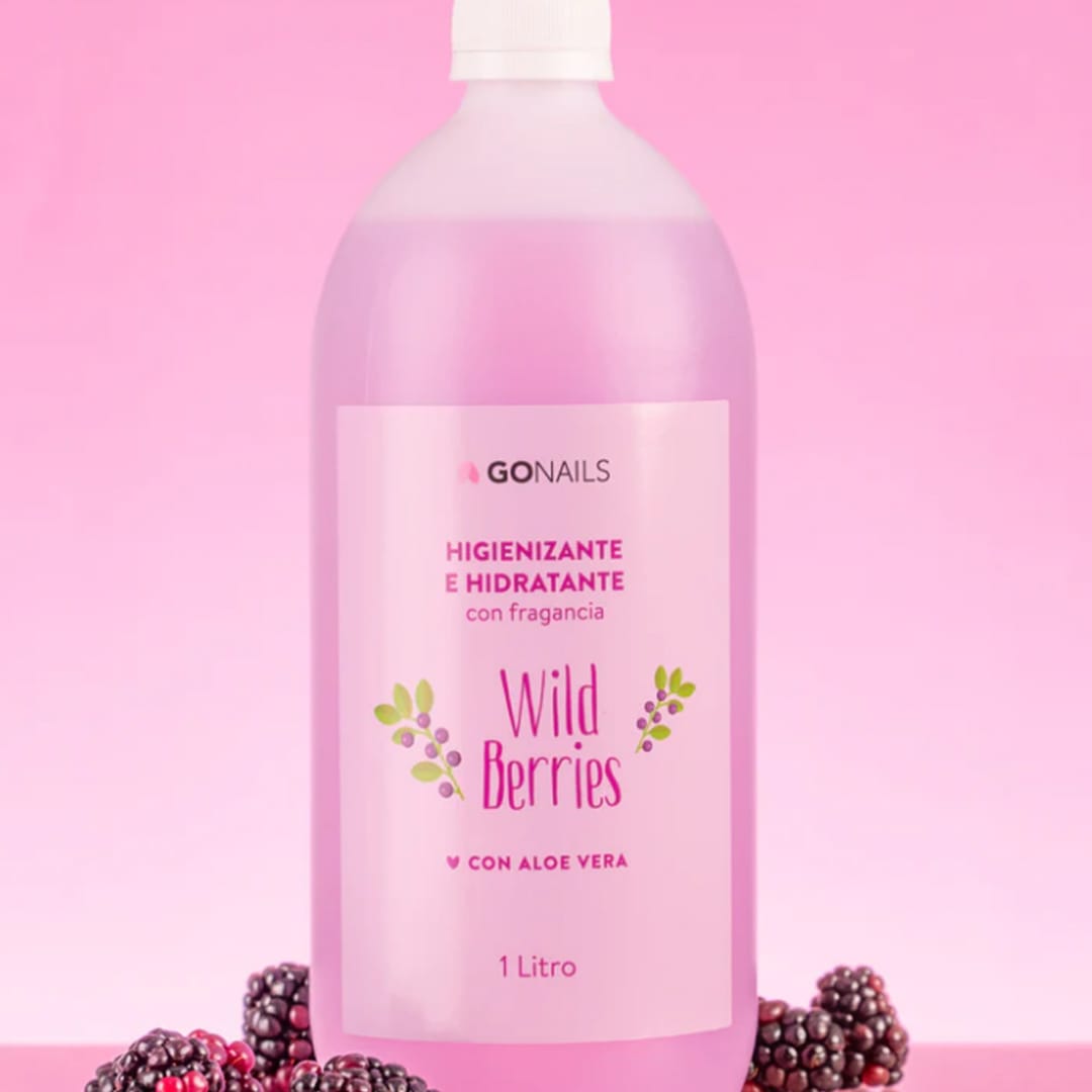 Higienizante Wild Berries  Gonails 1 litro1