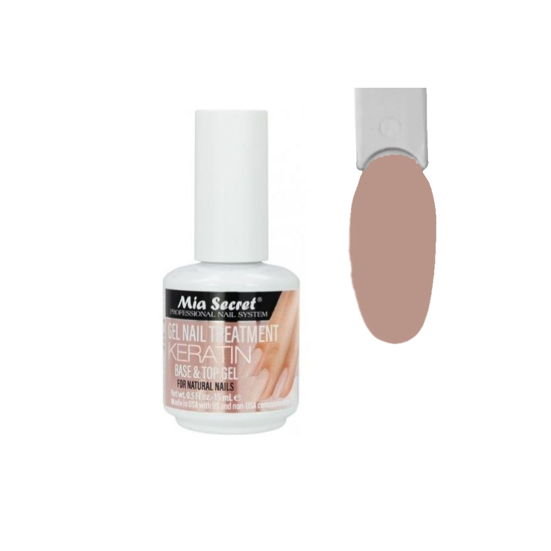 Keratina Base Y Top Mia Secret 15ml Nude1