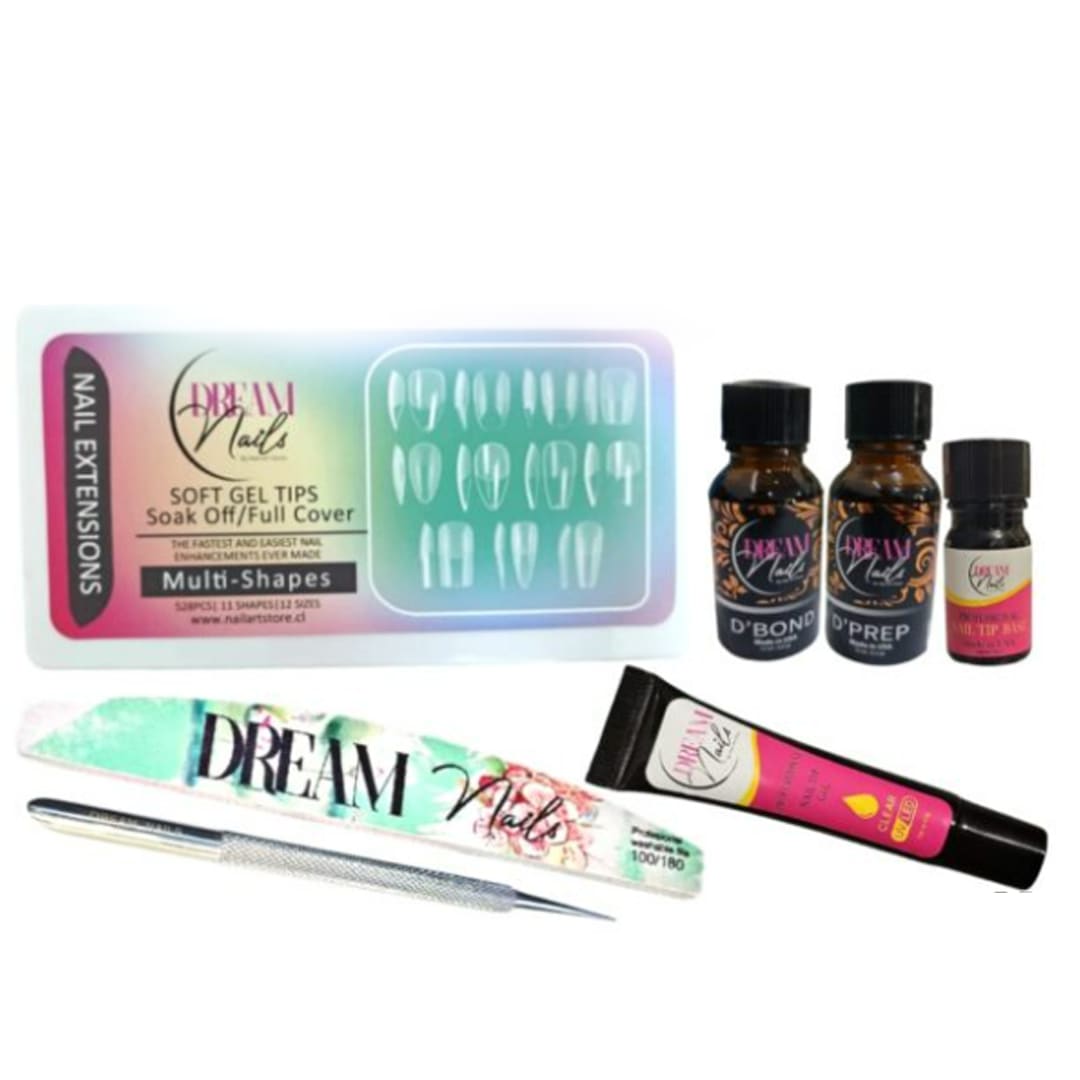 Kit Profesional Soft Gel Multi-Shapes Dream Nail1