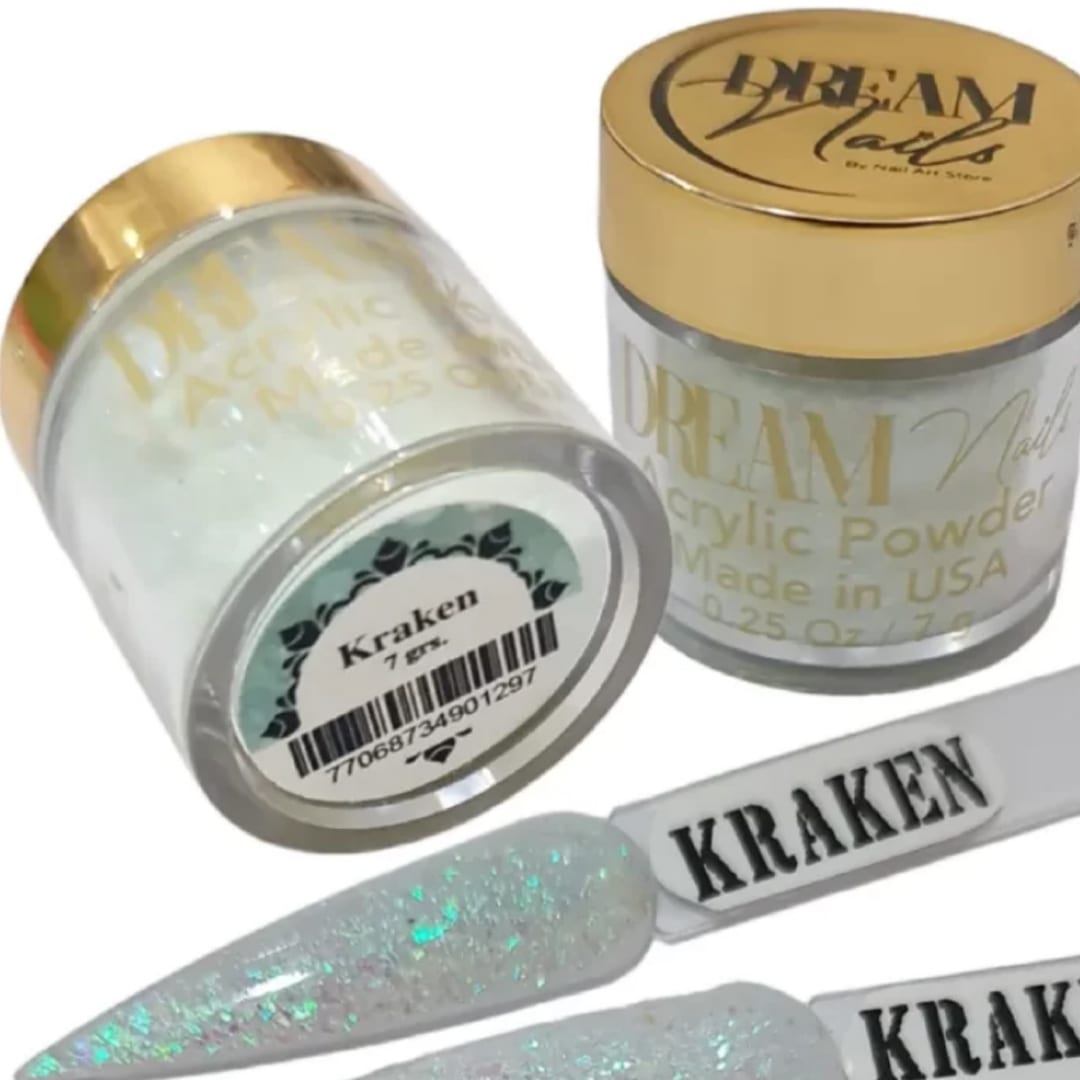 Acrilico con color Kraken Dream Nail 7gr1
