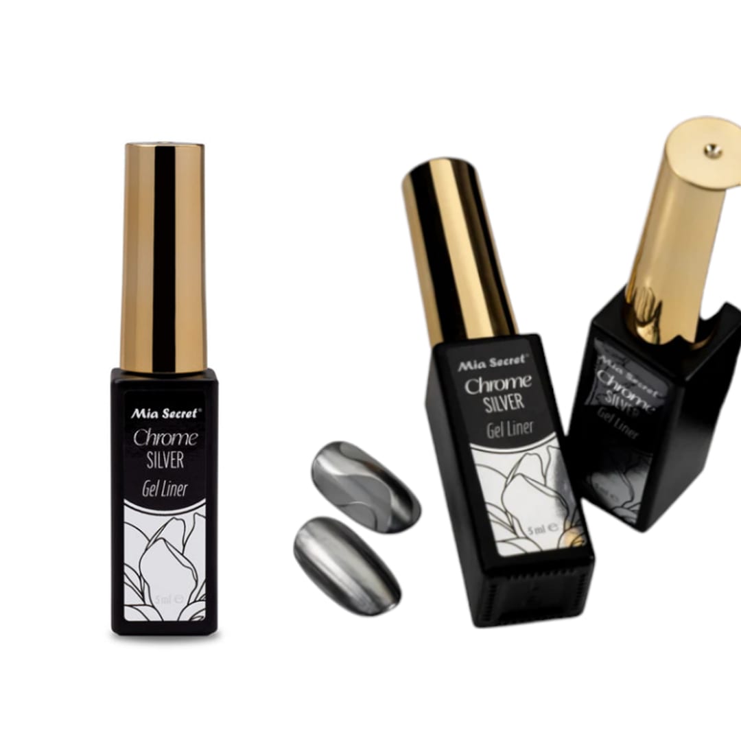 Gel Liner Chrome SIlver Mia Secret 5ml1