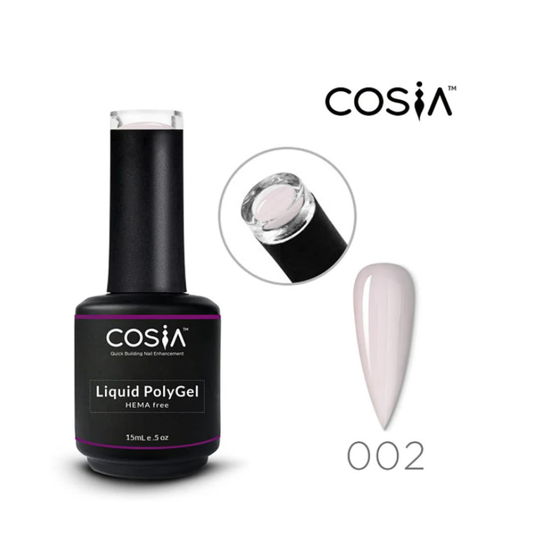 Polygel Líquido#002  Cosia 15ml Blanco Lechoso1