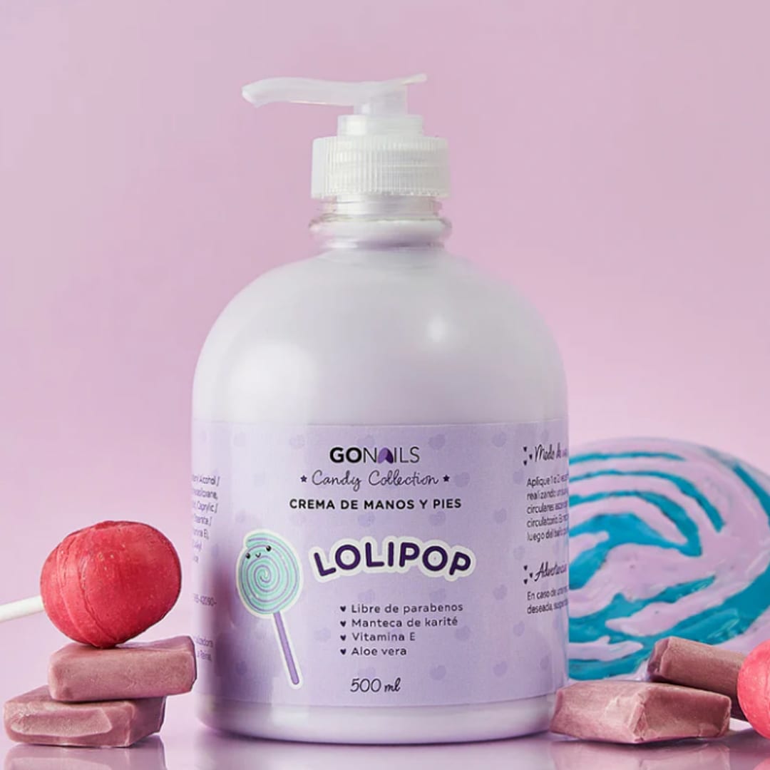 Crema De Manos Y Pies Lolipop Gonails 500ml1