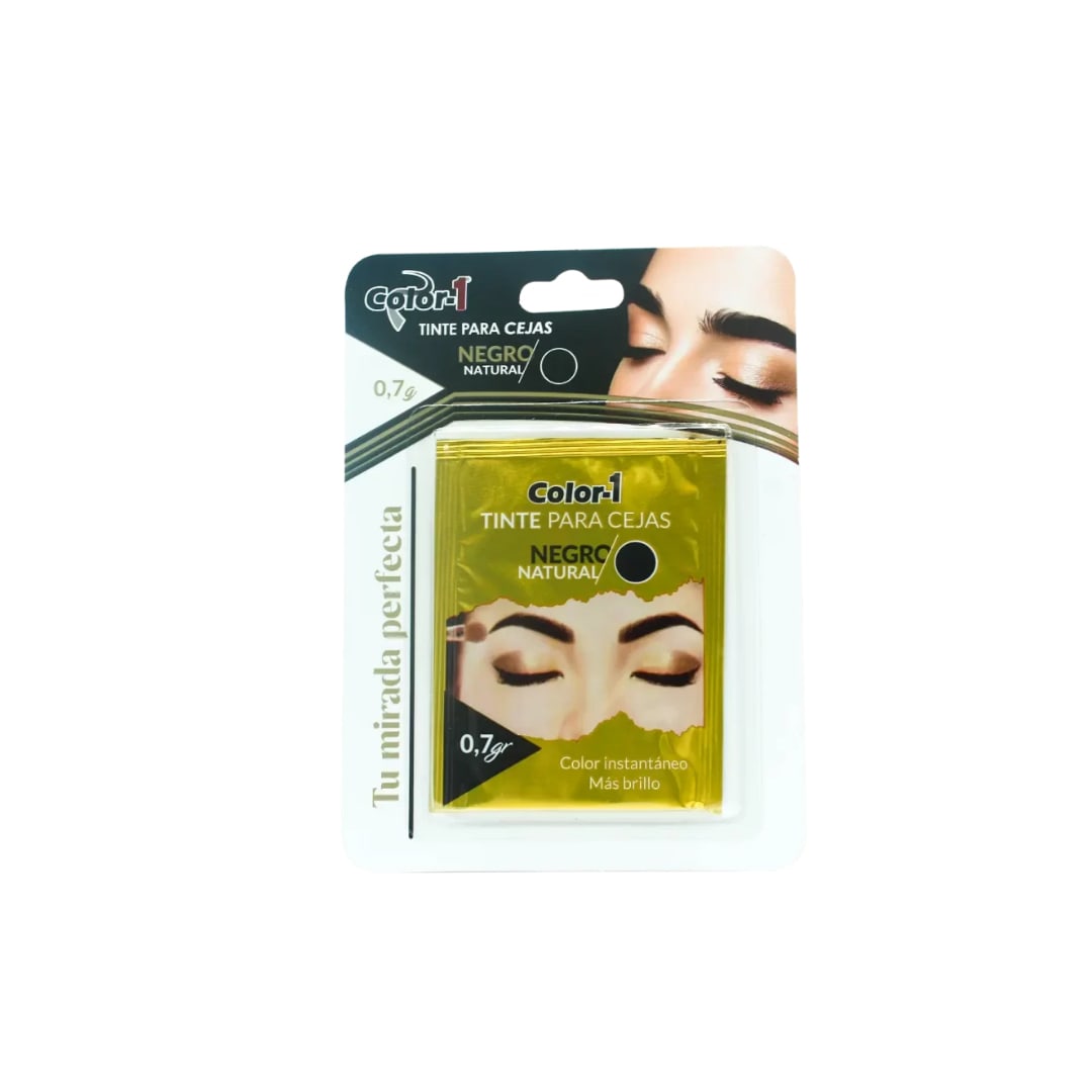 Tinte Para Cejas Negro Color 1 0,7g1