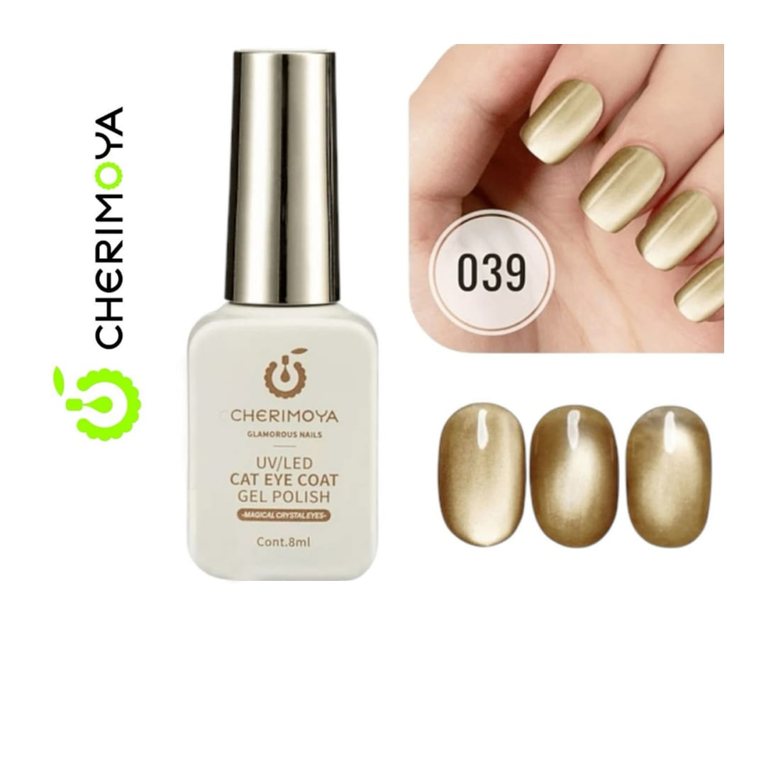 Esmalte Ojo de Gato #039 Cherimoya 8ml1