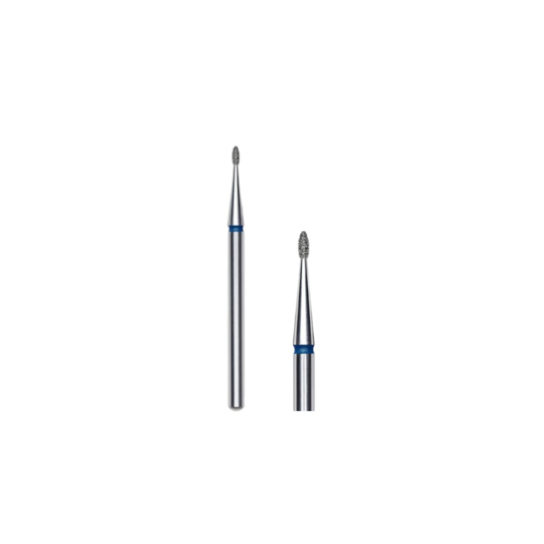 Fresa Oliva .12 Staleks Pro - Azul (Capullo Redondeado)1