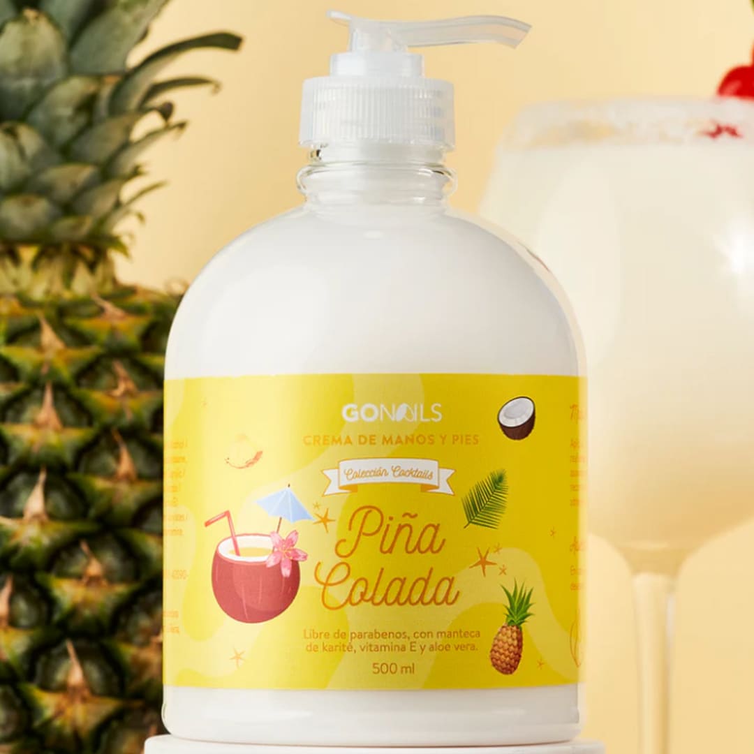 Crema De Manos Y Pies Piña Colada Gonails 500ml1