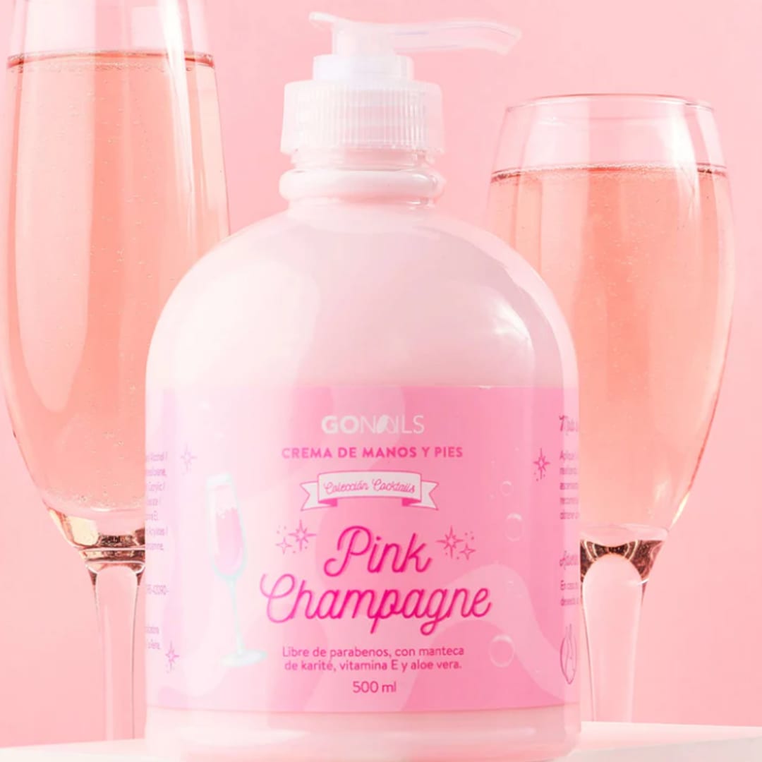 Crema De Manos Y Pies Pink Champagne Gonails 500ml1
