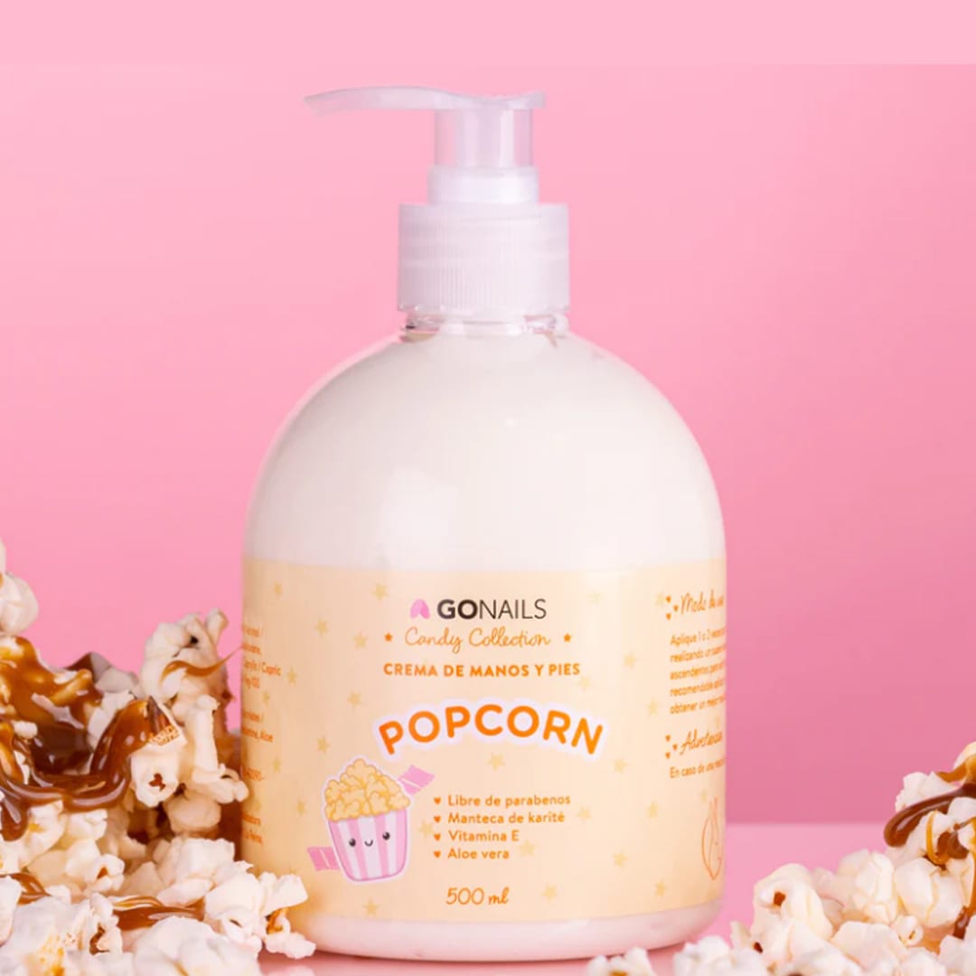 Crema De Manos Y Pies Popcorn Gonails 500ml1