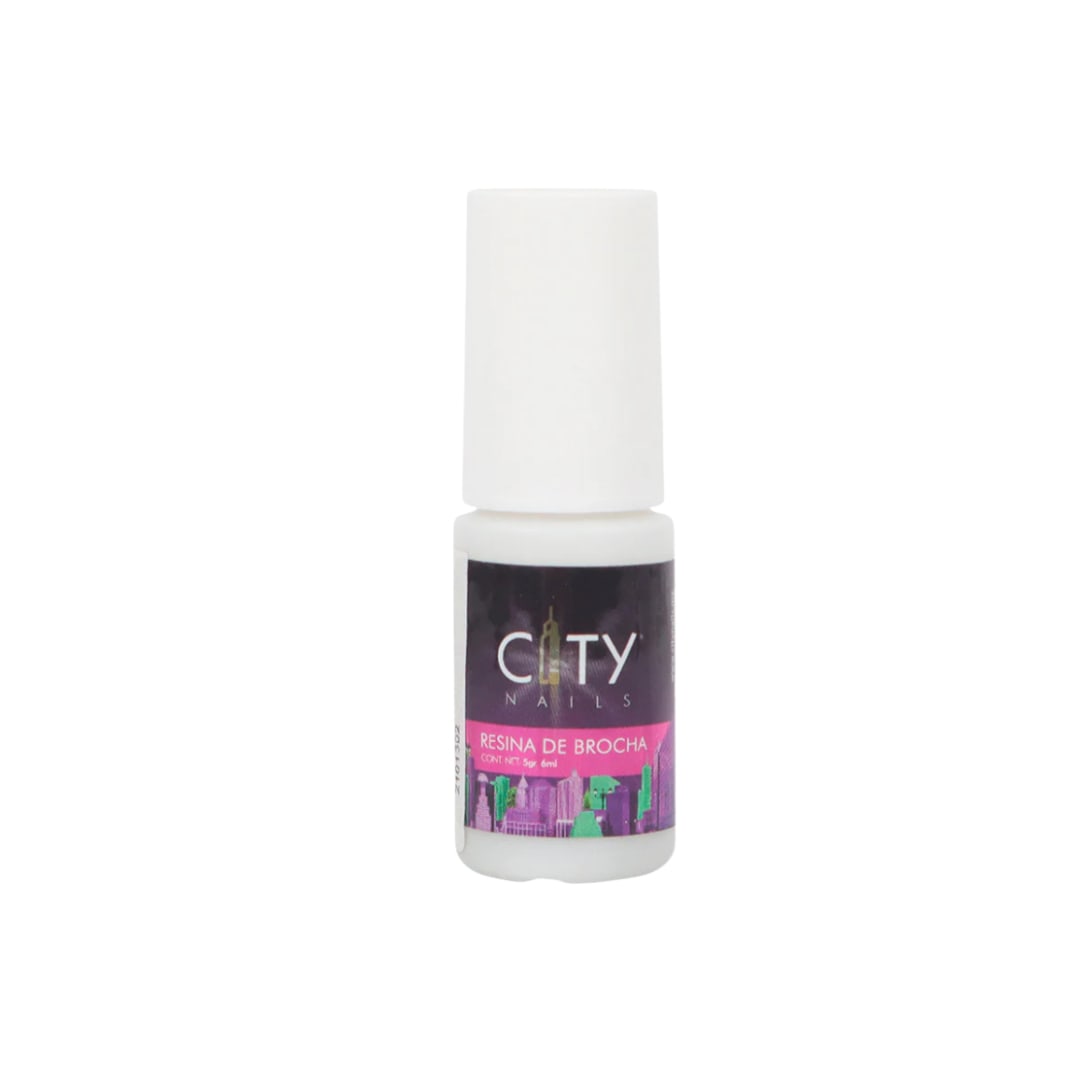Resina (pega tips) City Nails Brocha1