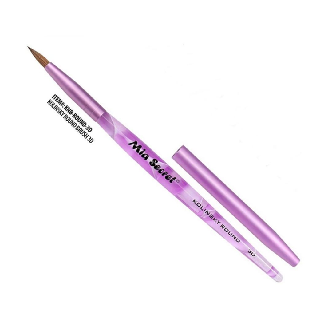 Pincel Kolinsky 3D Round Mia Secret1