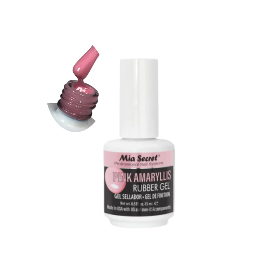 Rubber Top Gel Pink Amaryllis 15ml Mia Secret1