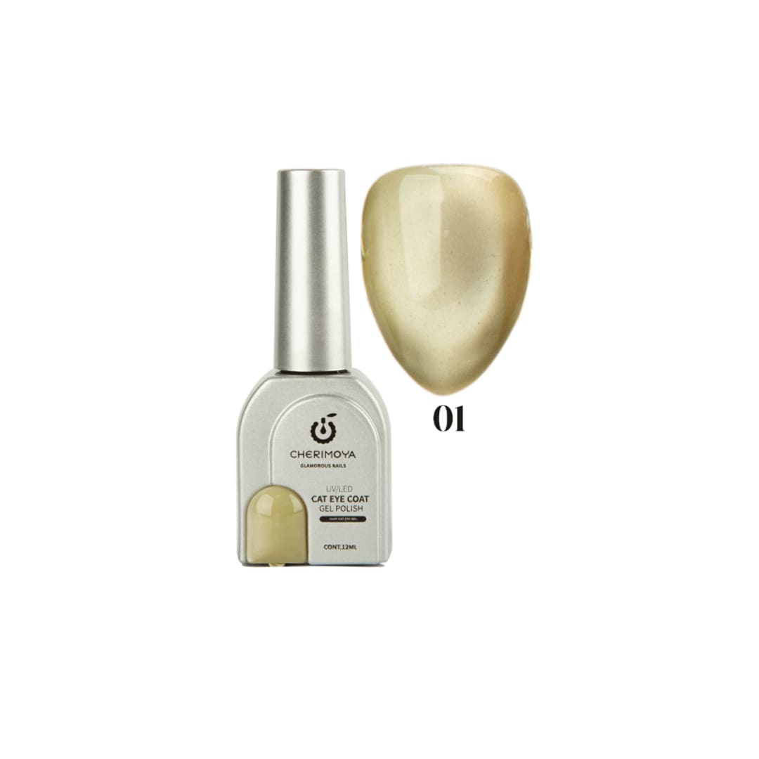 Esmalte Ojo de Gato Satin #001 Cherimoya 12ml1