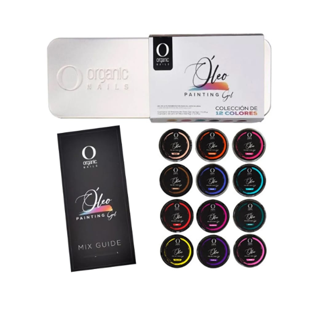 Set Gel Paint de Oleos Organic 12unid1