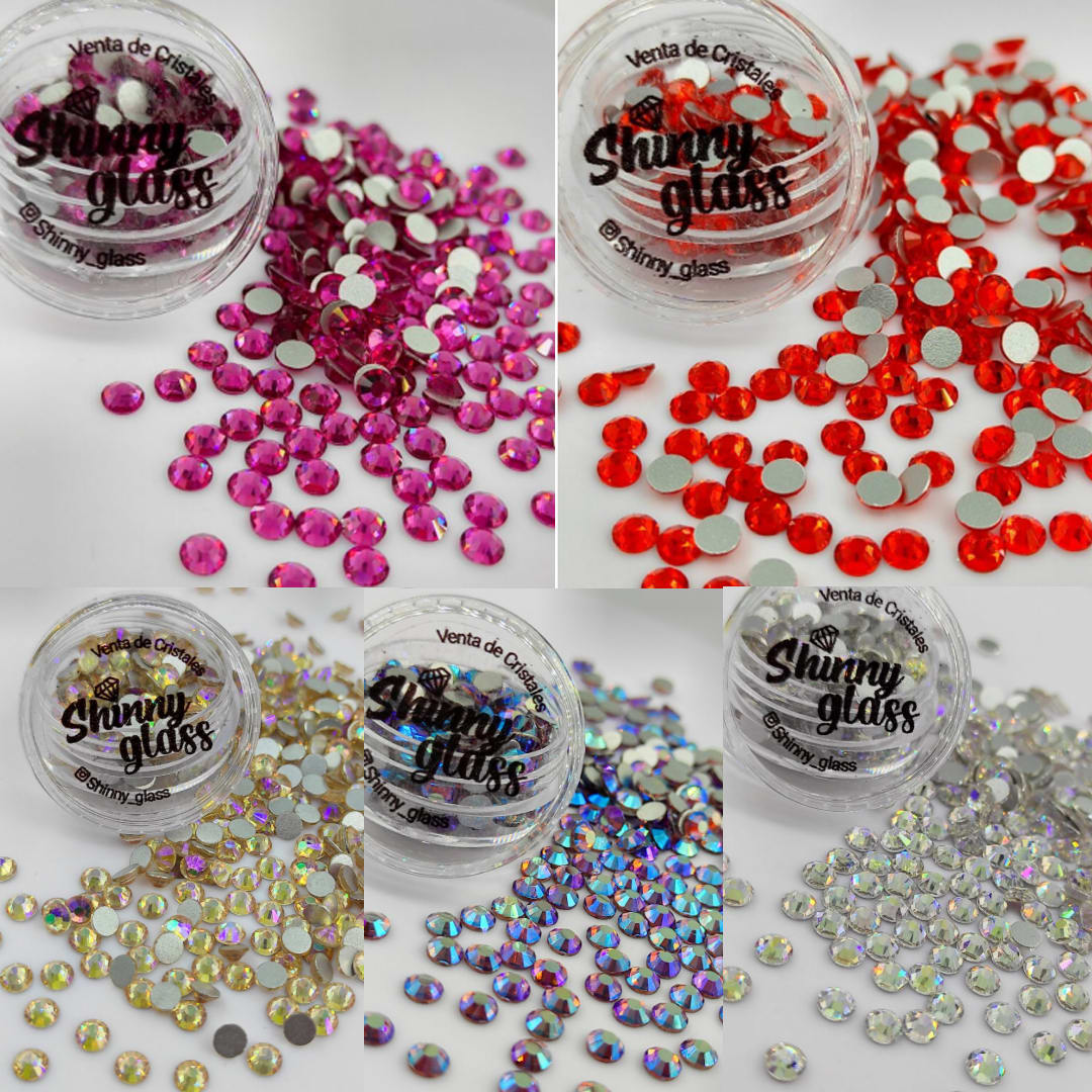 Cristales Redondos Shinny Glass1