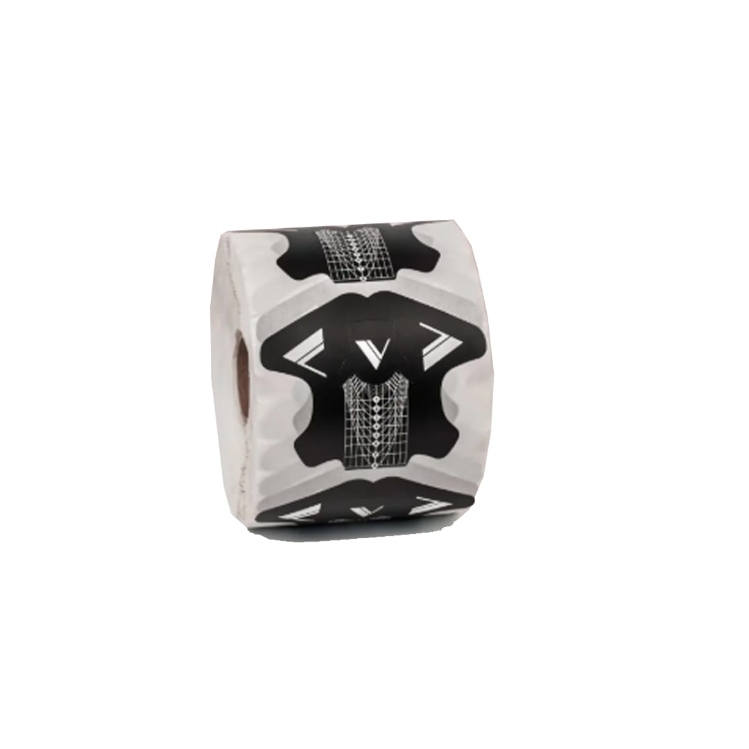 Moldes Nail forms Short Black Matte Valentino1