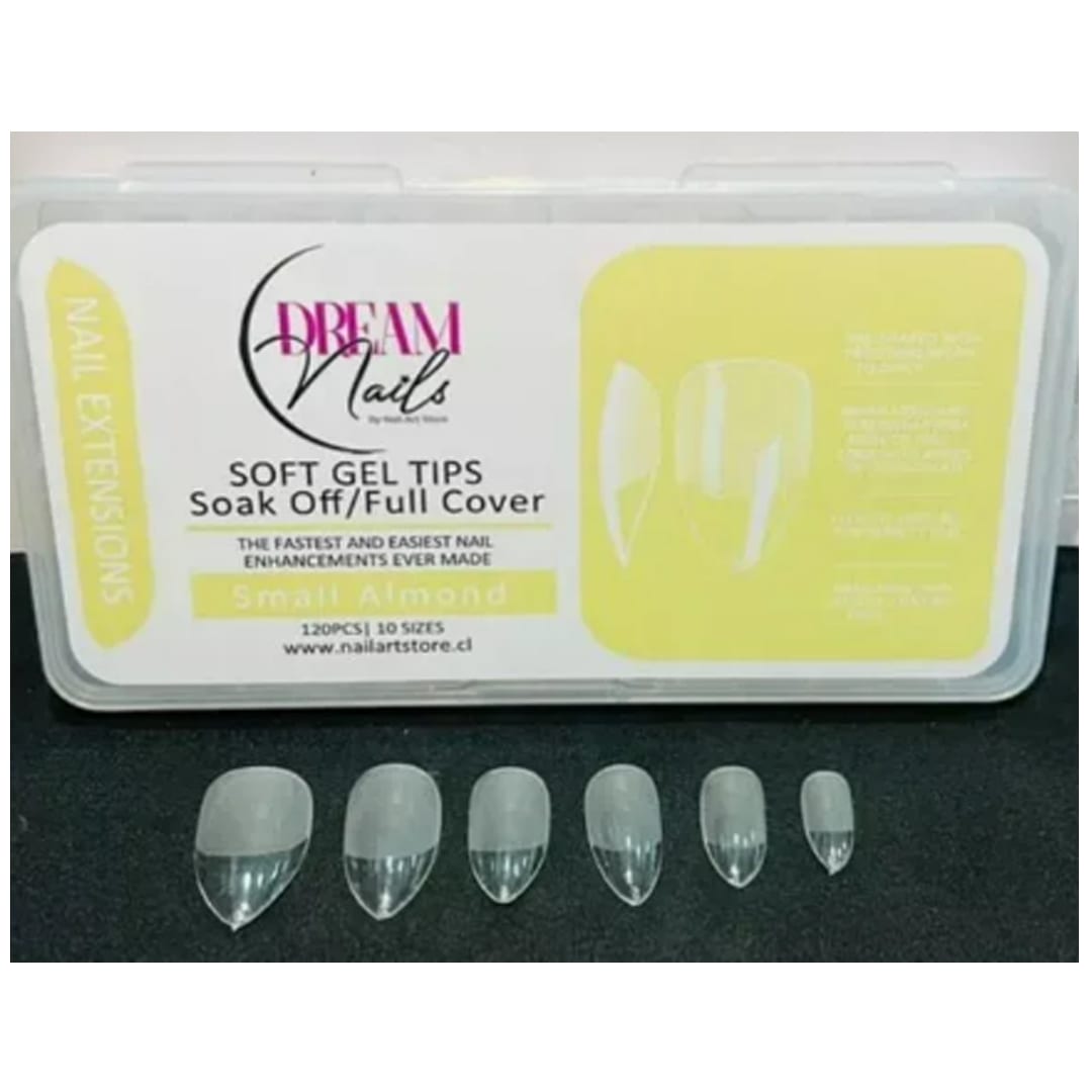 Tips Soft Gel Small Almond Dream Nail 120unid1