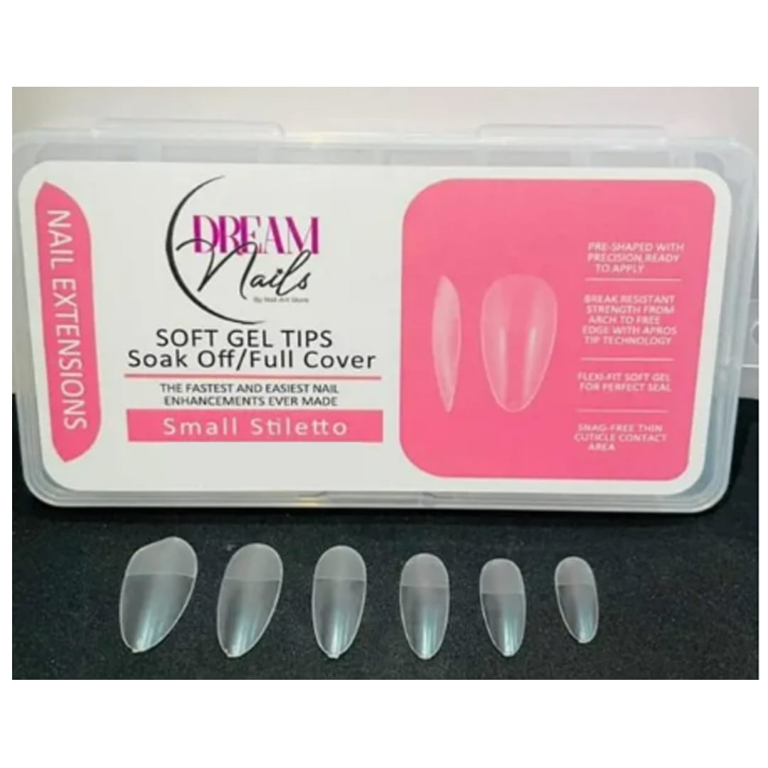 Tips Soft Gel Small Stiletto Dream Nail 120unid1