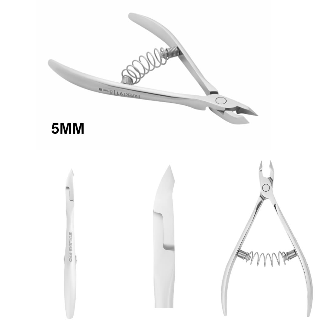 Corta Cutículas Smart 30  Staleks Pro Plateado2