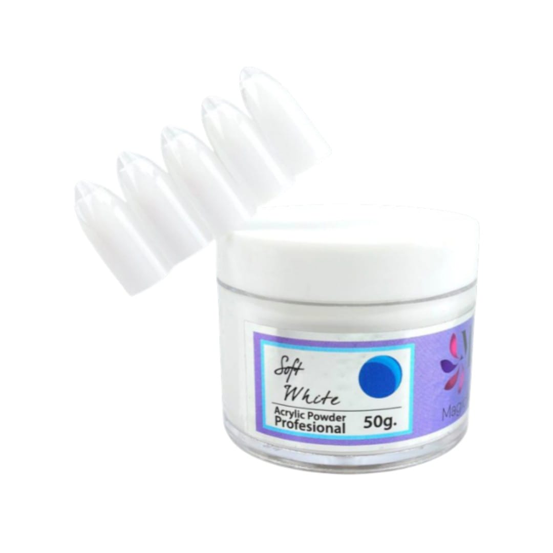 Acrilico Soft White Magickur 50g Blanco Lechoso1