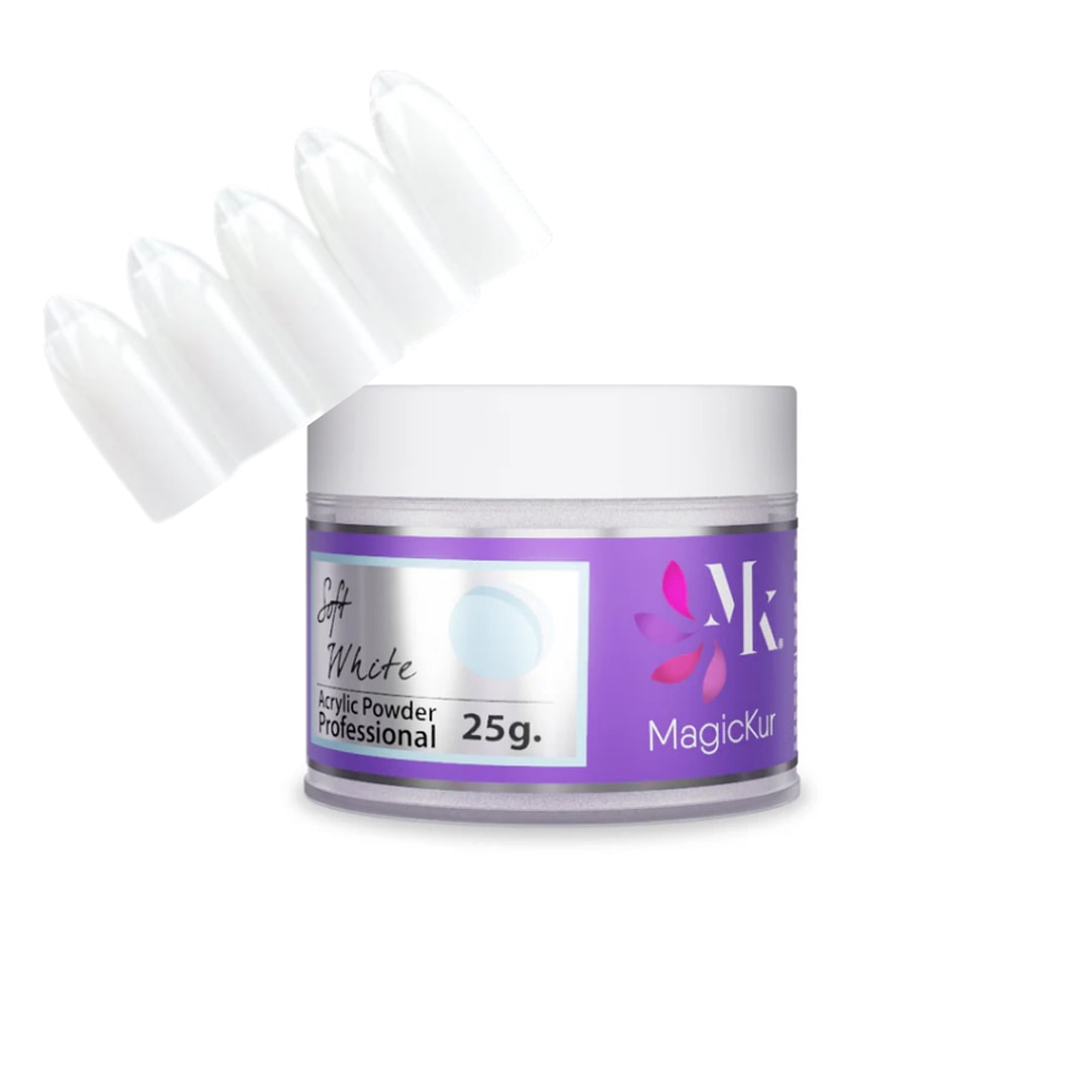 Acrilico Soft White Magickur 25g Blanco Lechoso1