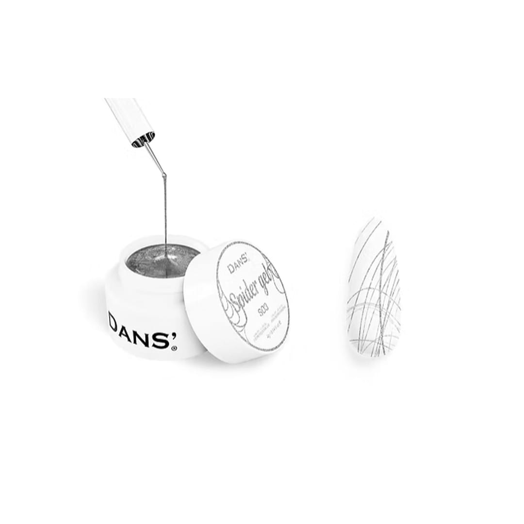 Gel Paint Spider Gel Plateado Dans S003 3gr1