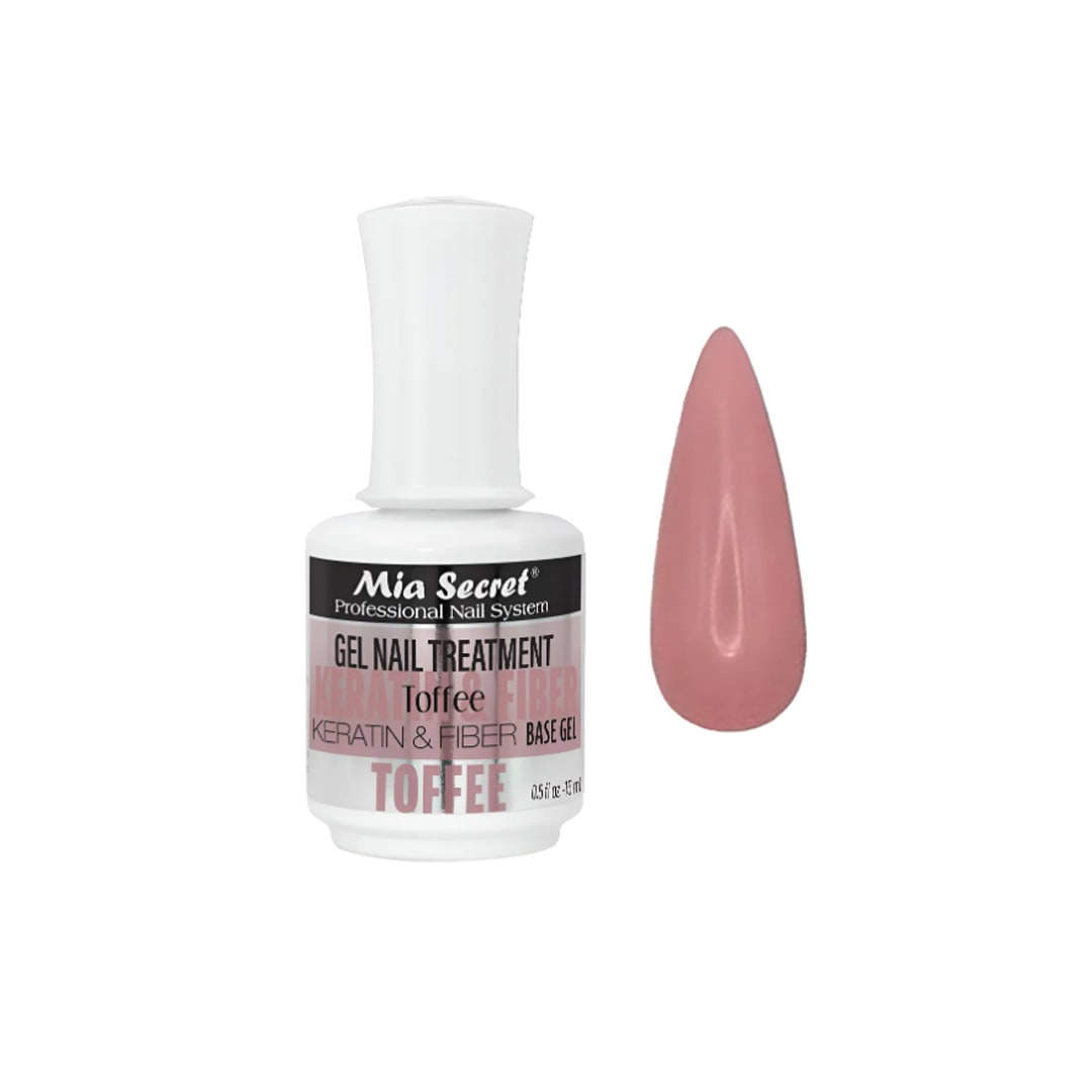 Tratamiento De Uñas Keratin Base Gel Toffe Mia Secret 15ml2