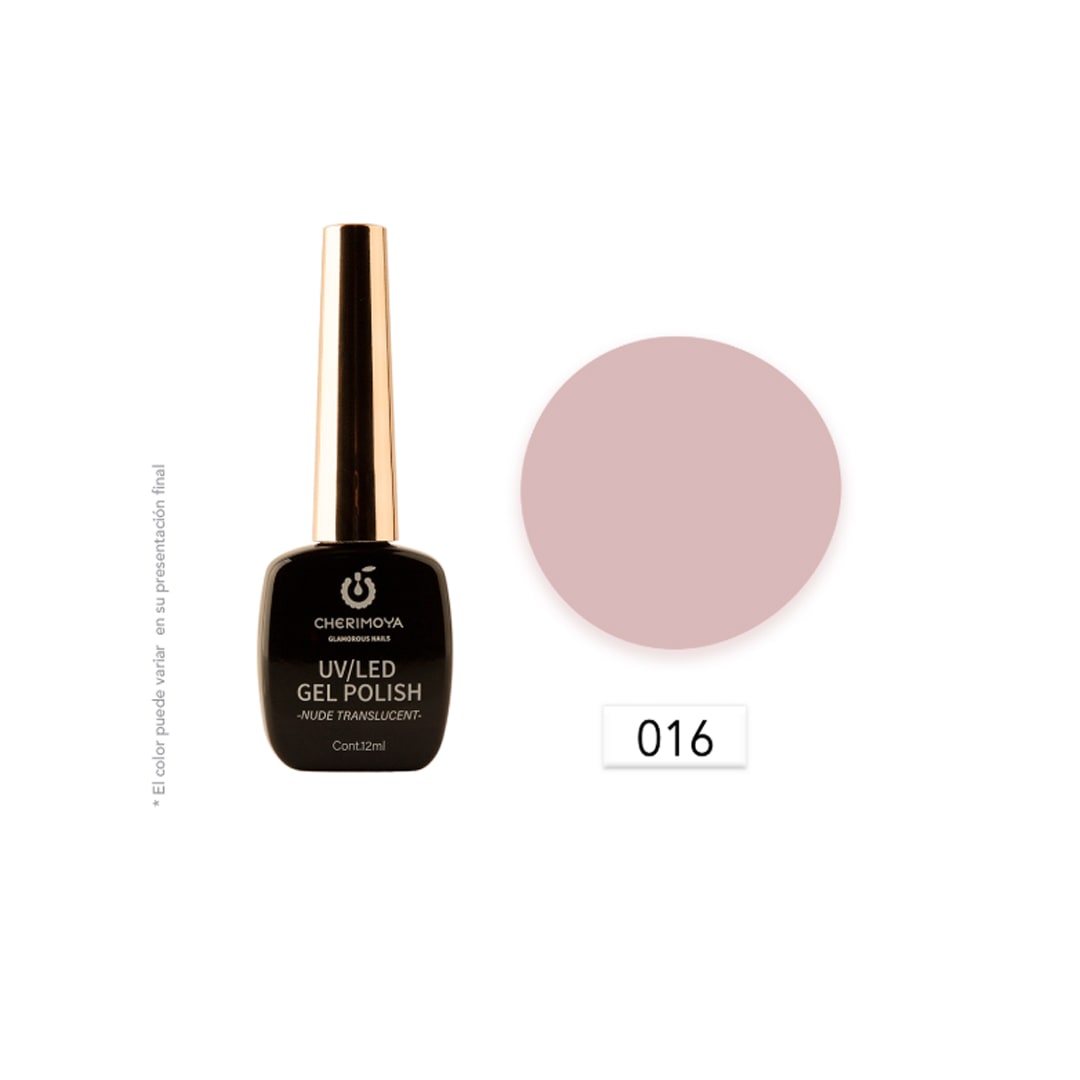 Esmalte Nude Traslucido #016 Cherimoya 12ml1
