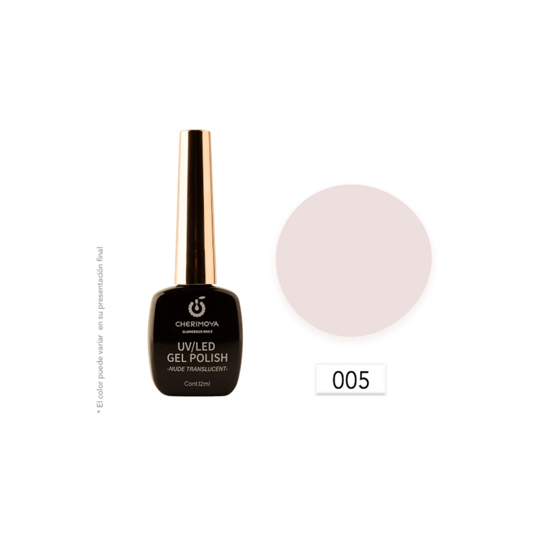 Esmalte Nude Traslucido #005 Cherimoya 12ml1