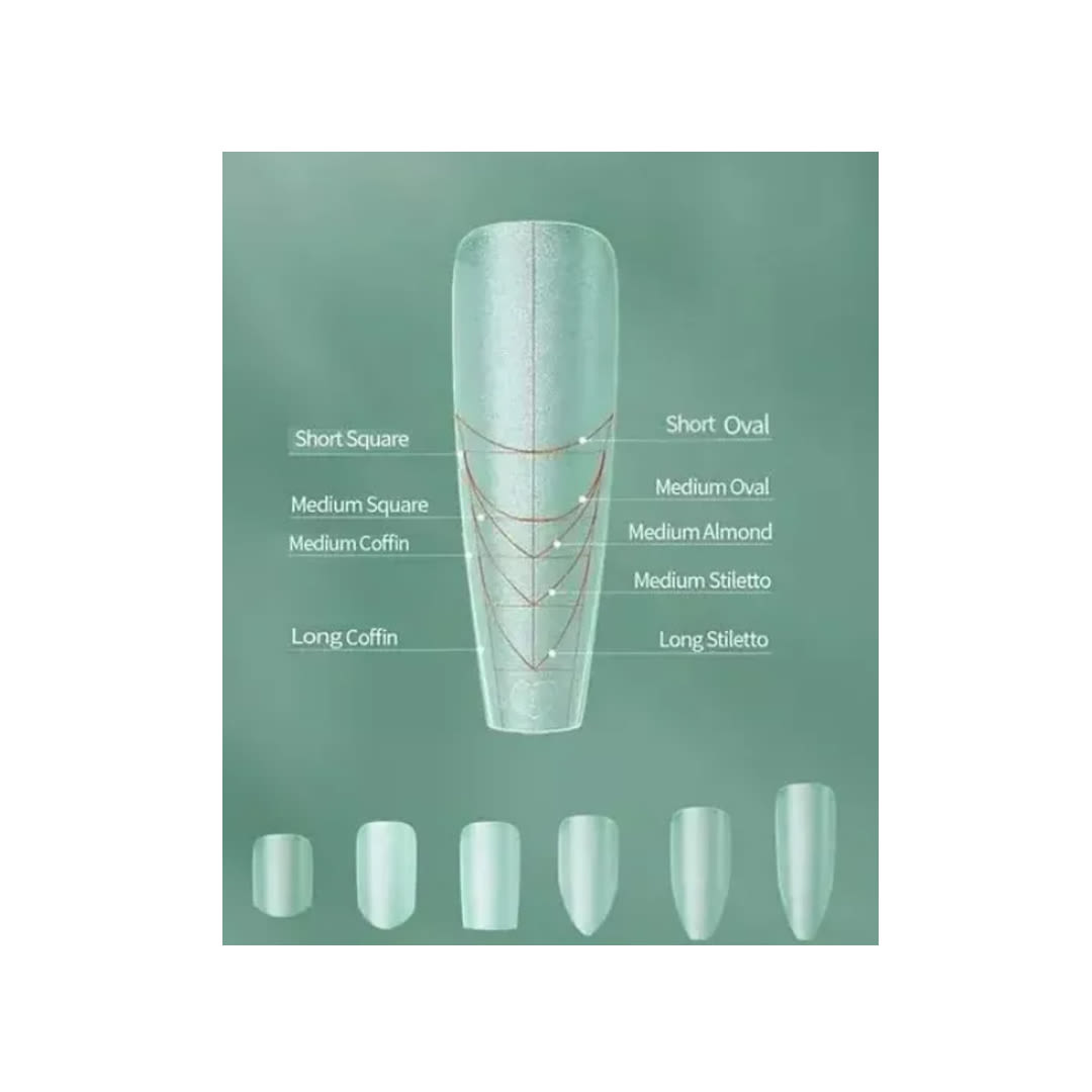 Tips Soft Gel Universal Shape Dream Nail 120unid2