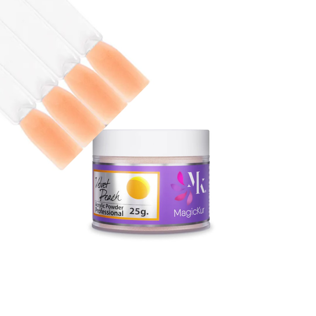 Acrilico Velvet Peach Magickur 25g1
