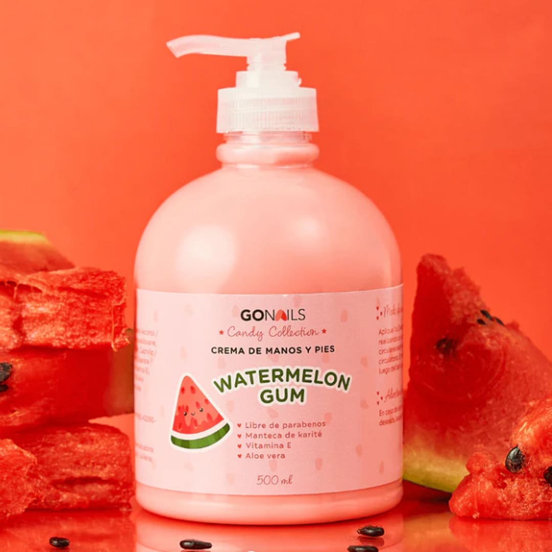 Crema De Manos Y Pies Watermelon Gonails 500ml1