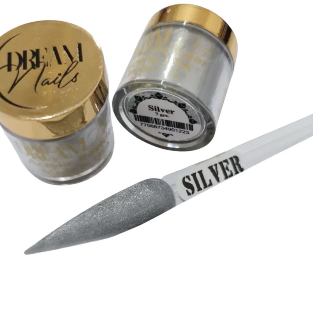 Acrilico de color Silver Dream Nail 7gr1
