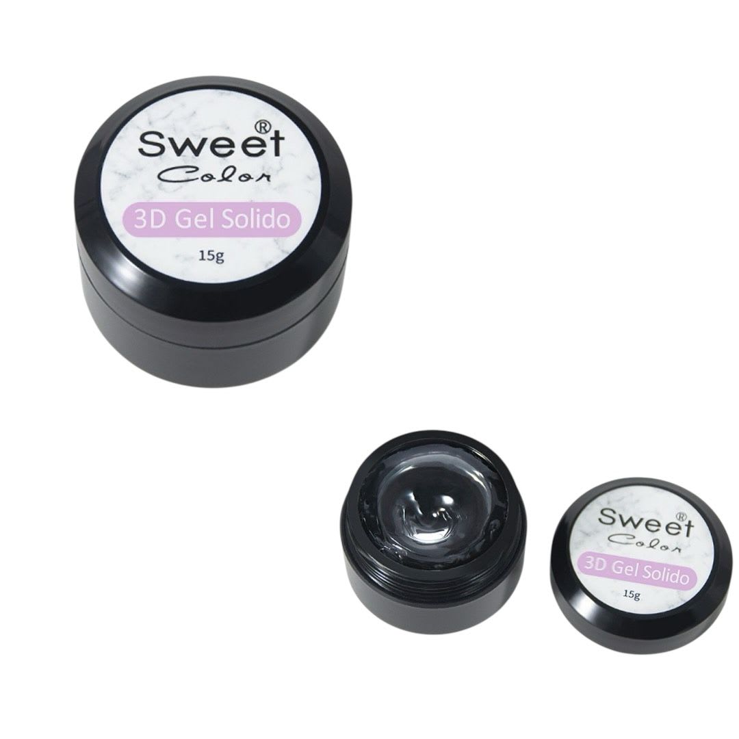Gel Solido Transparente 3d Sweet Color1