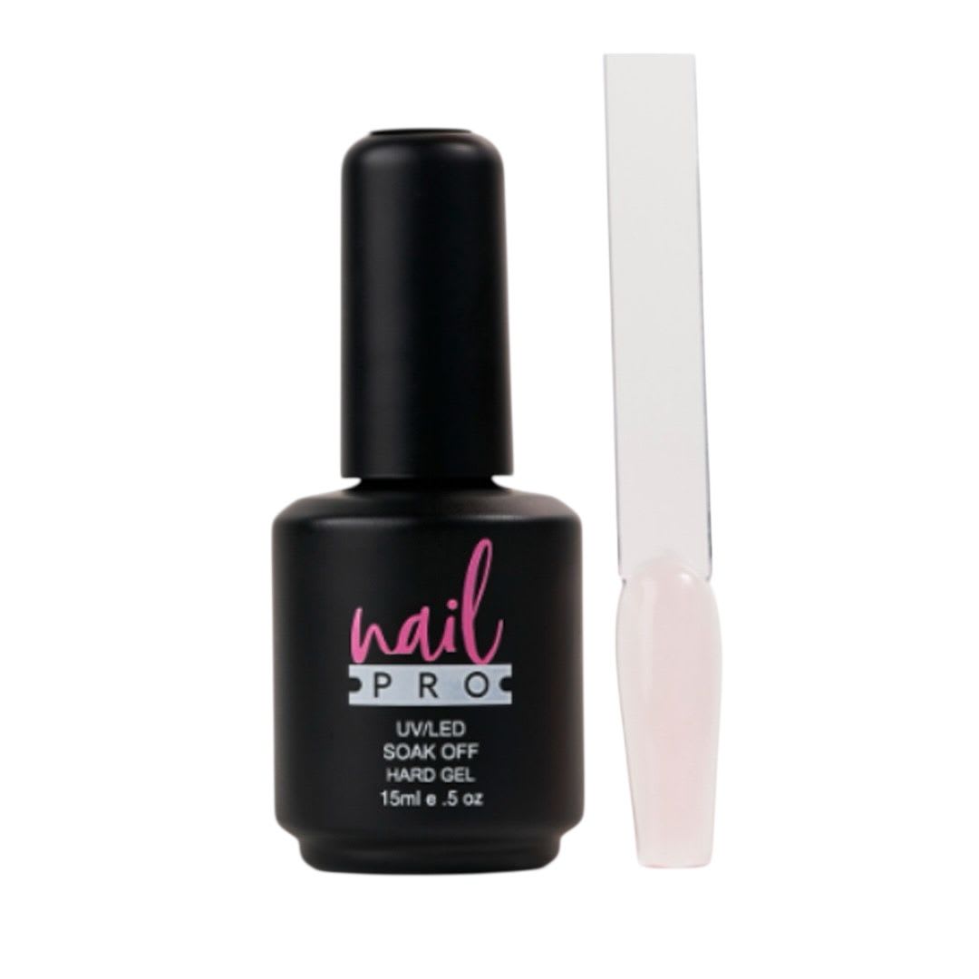 Hard Gel #002 Nail Pro 15ml (Rosa Traslucido)1